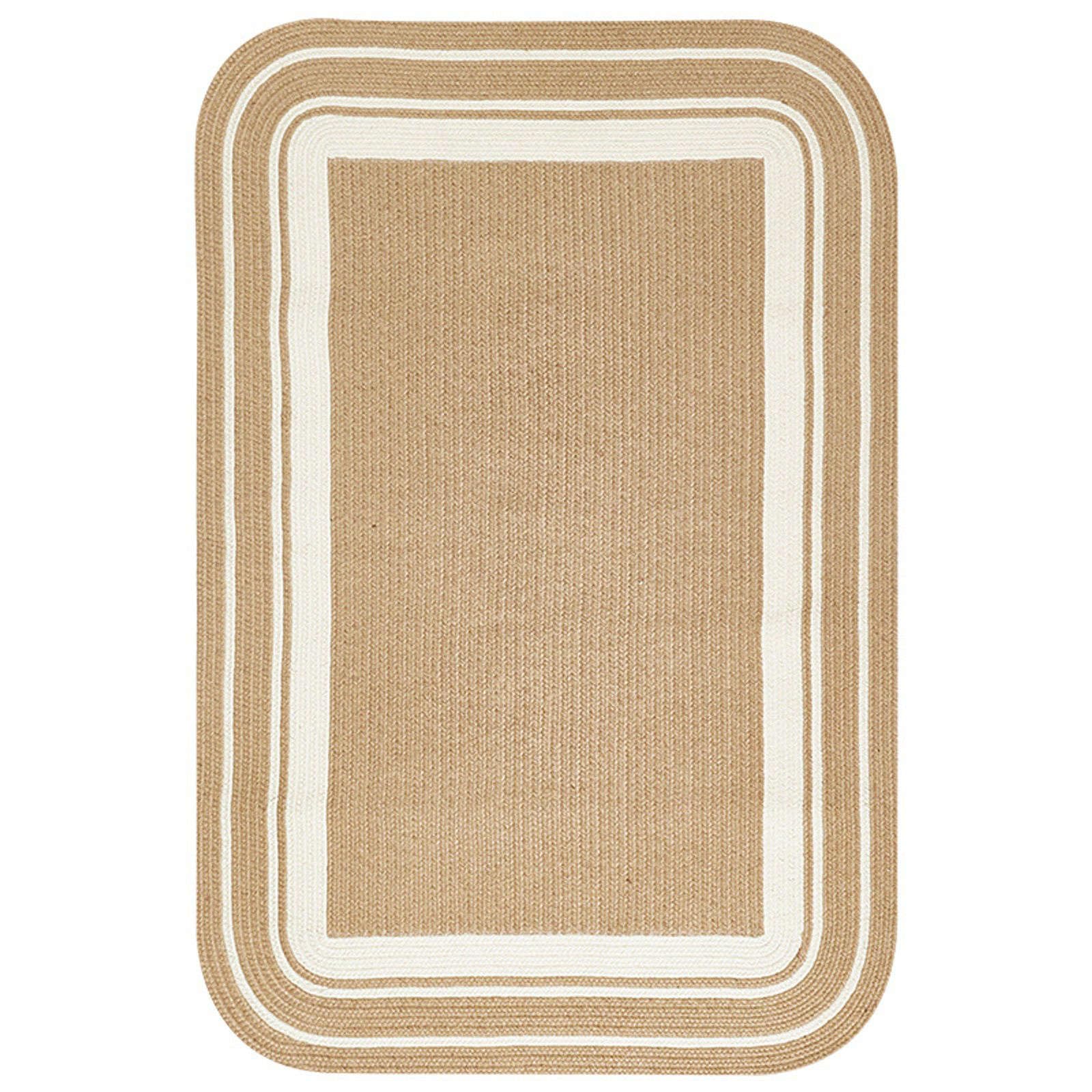 Moquette tissage de jute 150x240cm jaune tapis shaggy moderne pour salon et chambre