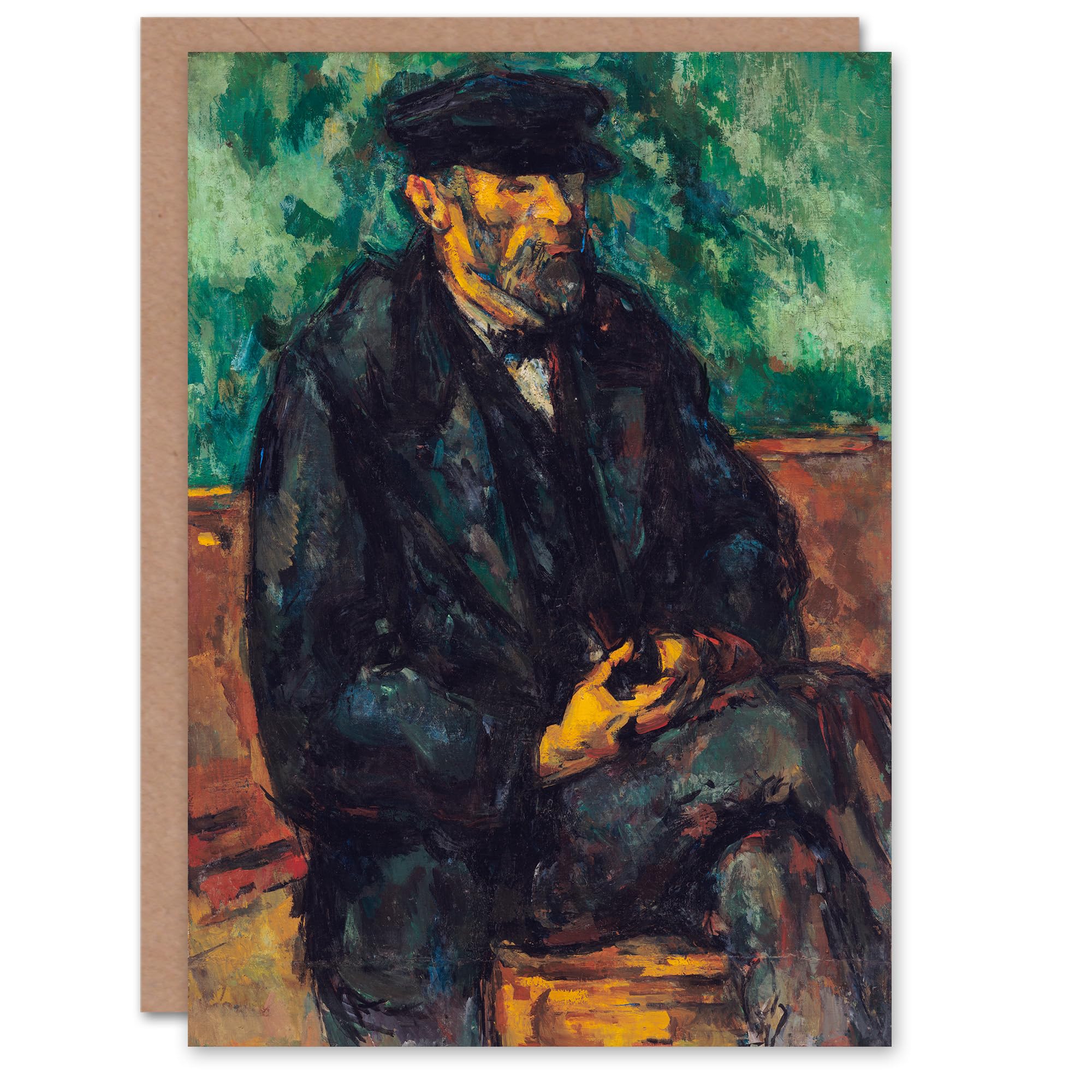 Artery8 Paul Cezanne Art Card The Gardener Vallier Portrait Painting