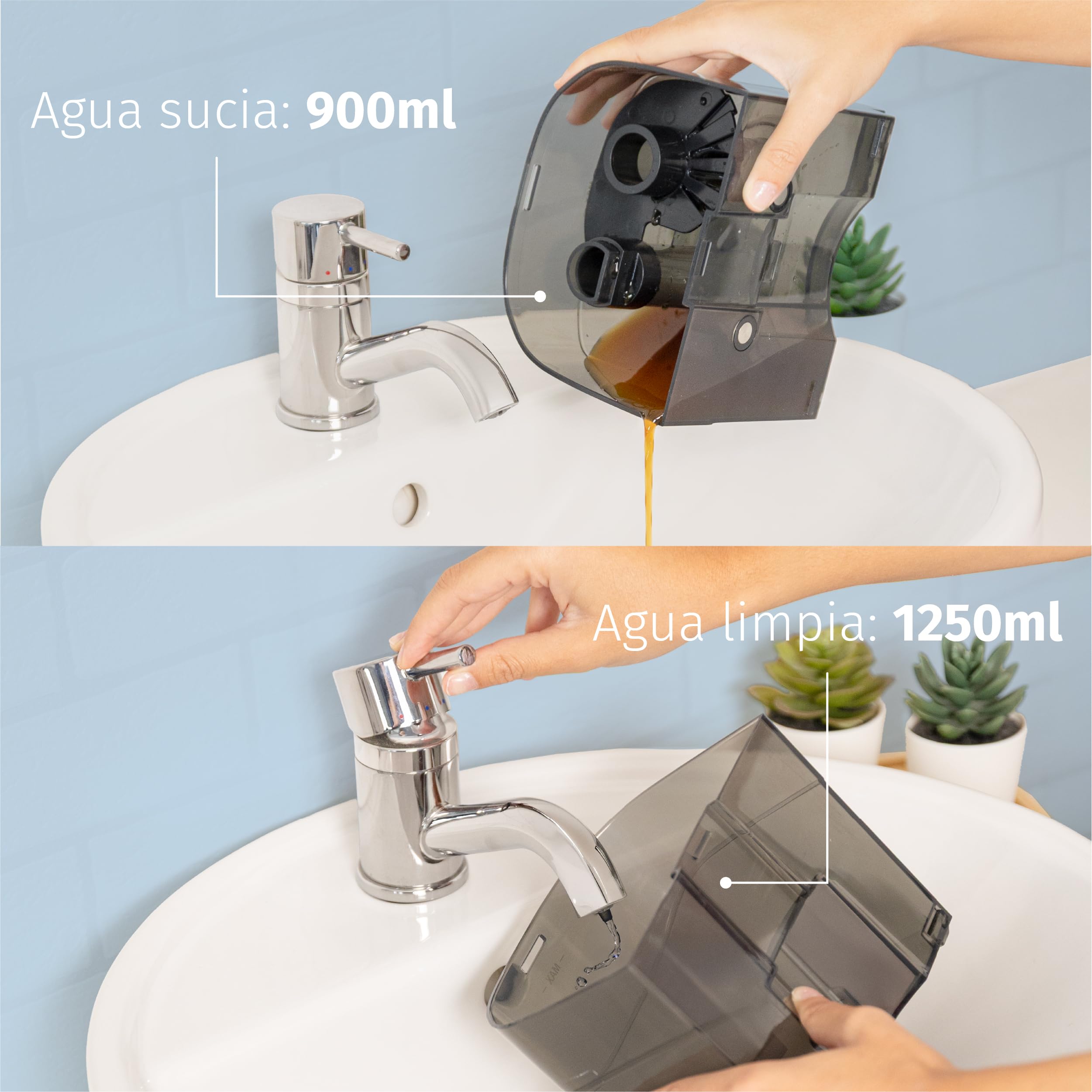 Di4 Aspiroclean Vapore 1650 Limpiador a Vapor, Potencia 1650W, Función Agua Caliente y Vapor, Doble Depósito, Limpiador Vapor Sofá, Alfombras, Tapicerías y Coche, Accesorios Incluidos, Limpiacristales