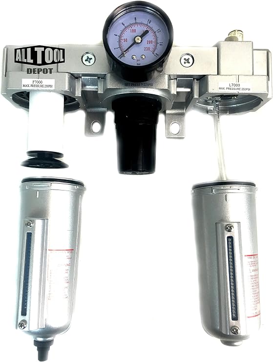 3/4 Heavy Duty FRL air control unit w/Auto Drain C706NA