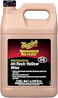 Meguiar's M26 Hi-Tech Yellow Wax 1 Gal - Pro Carnauba Liquid Wax for Deep Gloss Shine & Durable Protection