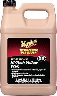 Meguiar's mirror glaze hi-tech yellow wax, 1 gallon