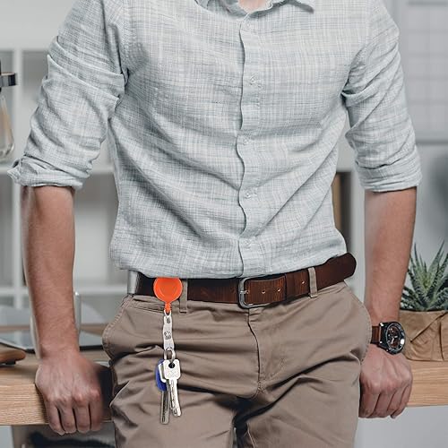 Miniatura 6 de Zonon 140 carretes de insignias retráctiles a granel para tarjetas de identificación de colores surtidos, llavero con clips giratorios de cocodrilo