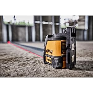 DEWALT Line Laser, Self-Leveling, Cross Line, Red Beam (DW088K)