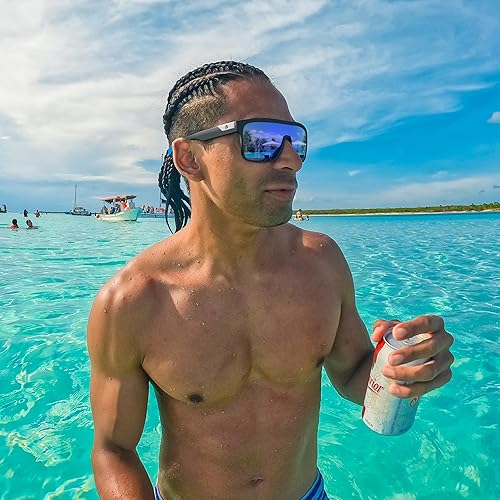 Miniatura 2 de Gafas de sol polarizadas deportivas para hombres Ciclismo Conducción Pesca Correr Golf Gafas de sol Mujeres 100% Protección UV HD6015