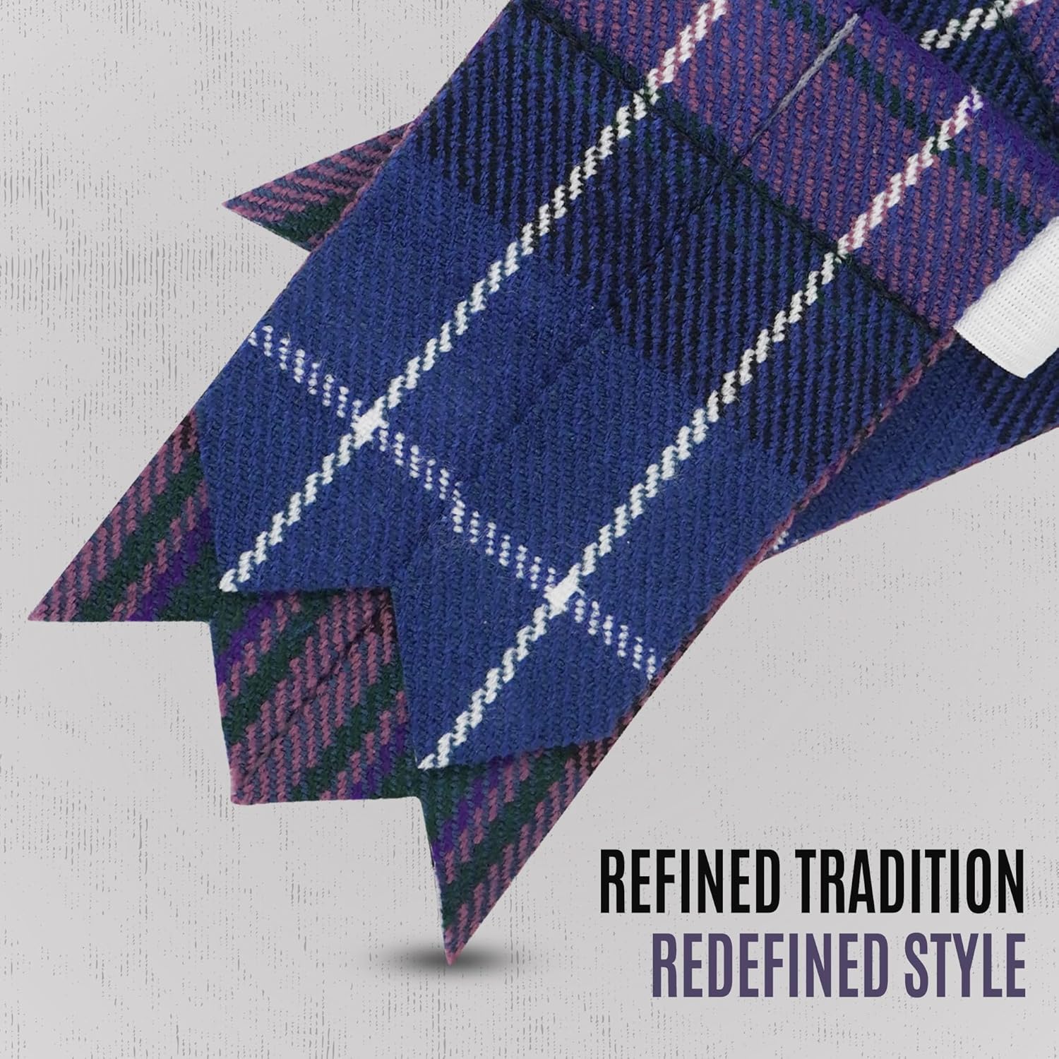 McWilliams Kilt Flashes for Men – Highland Tartan Kilt Hose, Sock Flashes with Buckle Adjusters - Image 3