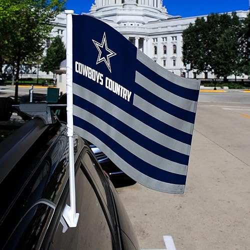 Miniatura 55 de Rico Industries NFL - Bandera de doble cara para automóvil, accesorio para auto B07NHSRDX2