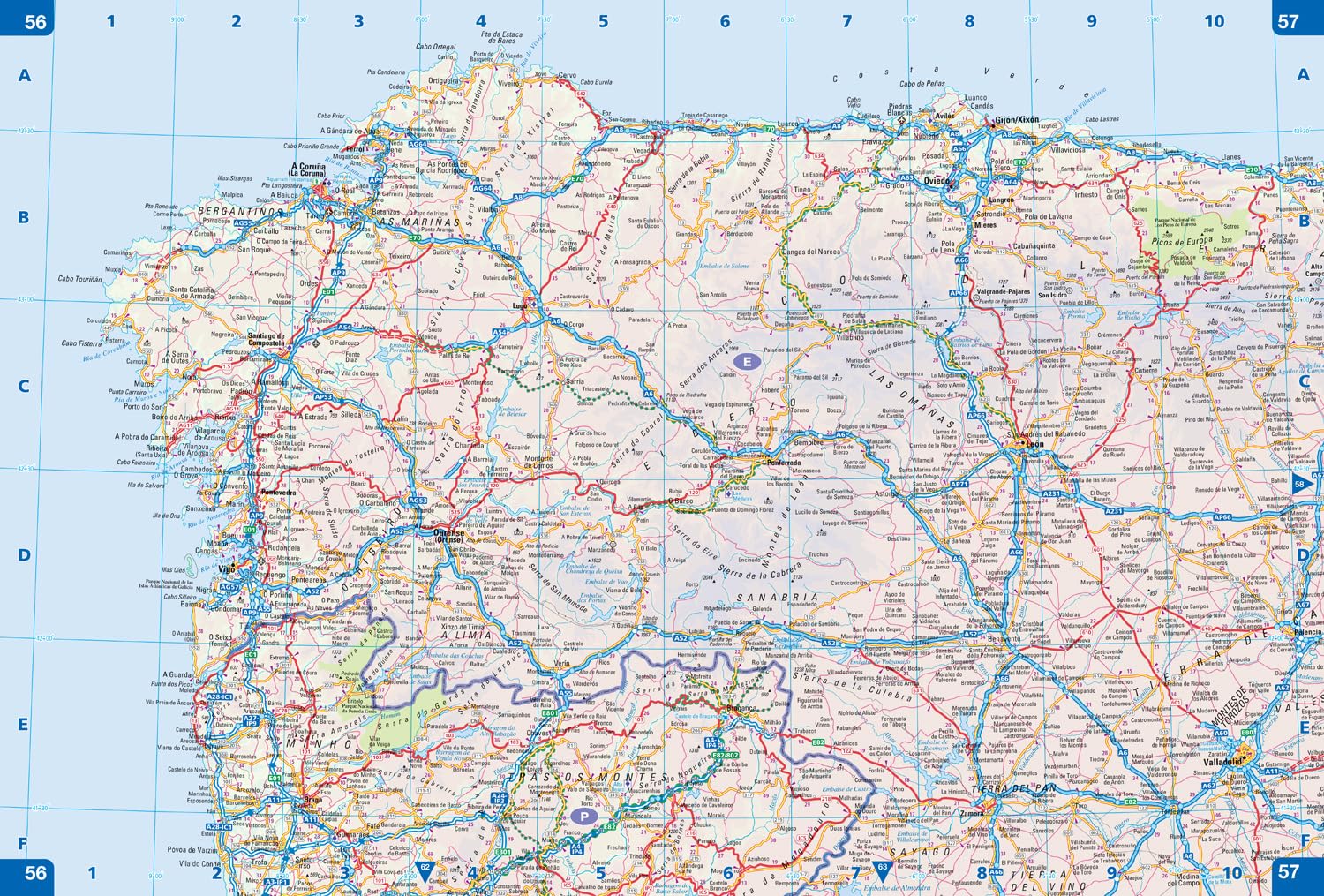 Collins Big Road Atlas Europe 2026 (A3 Spiral): Clear, easy-to-read mapping