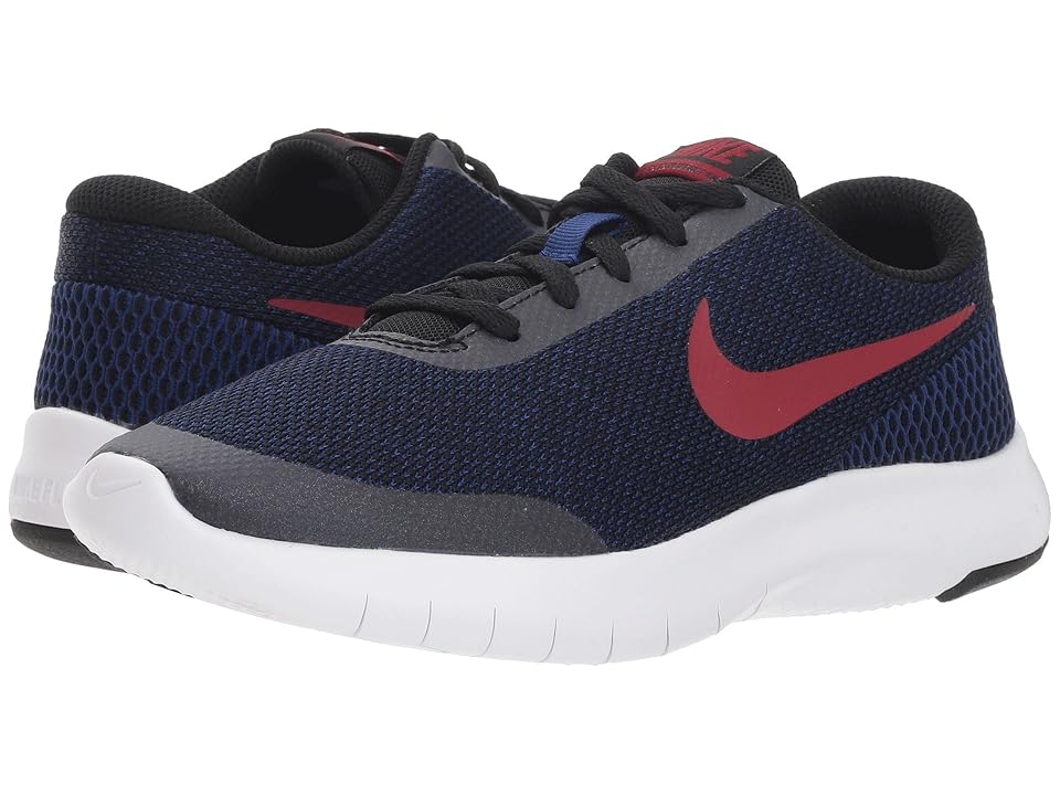

Nike Kids Flex Experience Run 7 (Big Kid) (Black/Red Crush/Deep Royal Blue/White) Boys Shoes