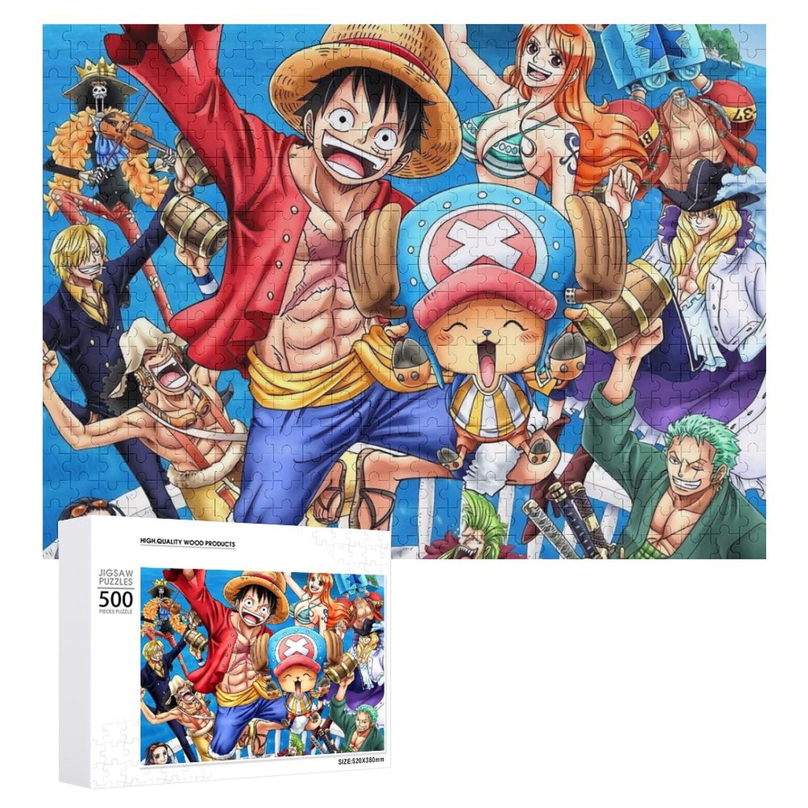 Amazon.co.jp: ワンピース／ONE PIECE ジグソーパズル 木製 パズル