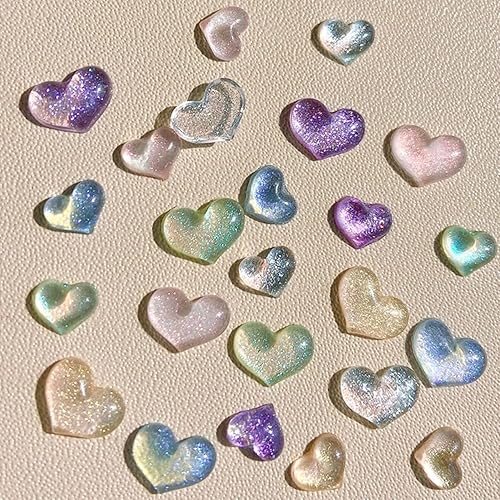 Miniatura 6 de 100 unidadespaquete de decoración de uñas rosa, parte trasera plana tridimensional tamaño mixto diamantes de imitación de arte de uñas finas flash