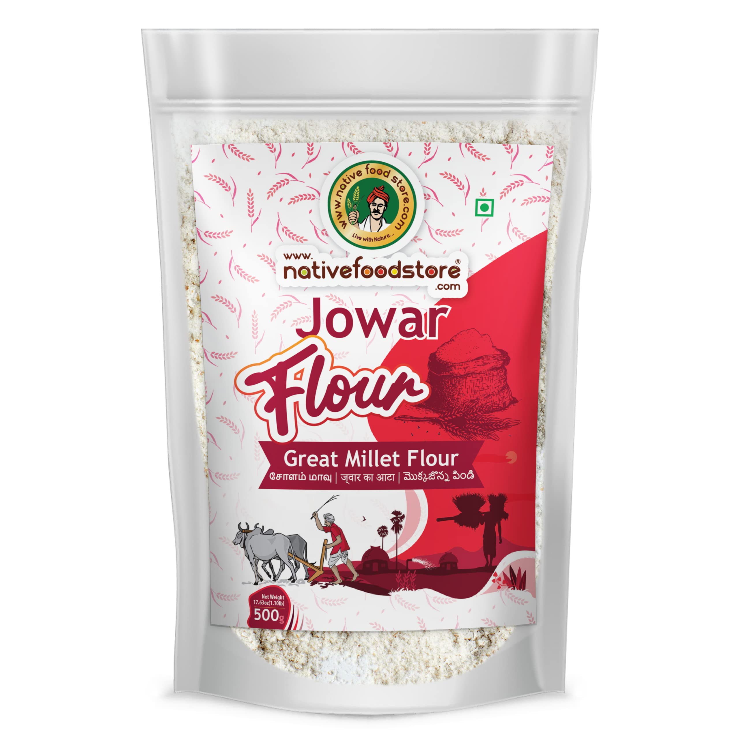 NativeFoodStore Great Millet (Jowar,Jonna,Cholam,Jola) Flour-500gms-500gms, Soaked & Grinded, High fiber, improve metabolism, Diabetic friendly, No Milk, No Sugar, No Salt (B08R2PXJTN) Amazon Price History, Amazon Price Tracker