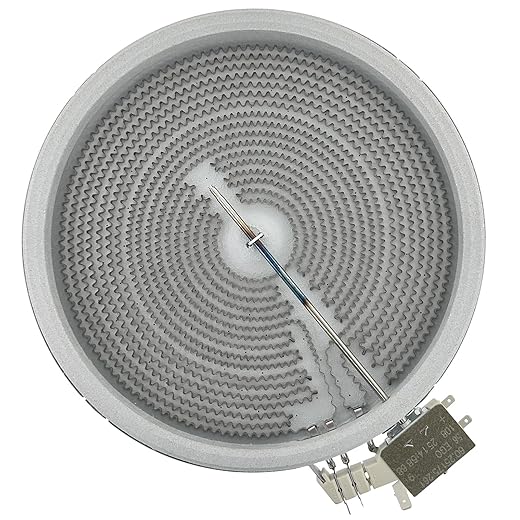 Range Cooktop 9"/6" Dual Radiant Surface Element Burner 3300/1400W OEM Replacement Parts, Compatible with Samsung DG47-00067A, LG MEE62385204, Hisense 11473134