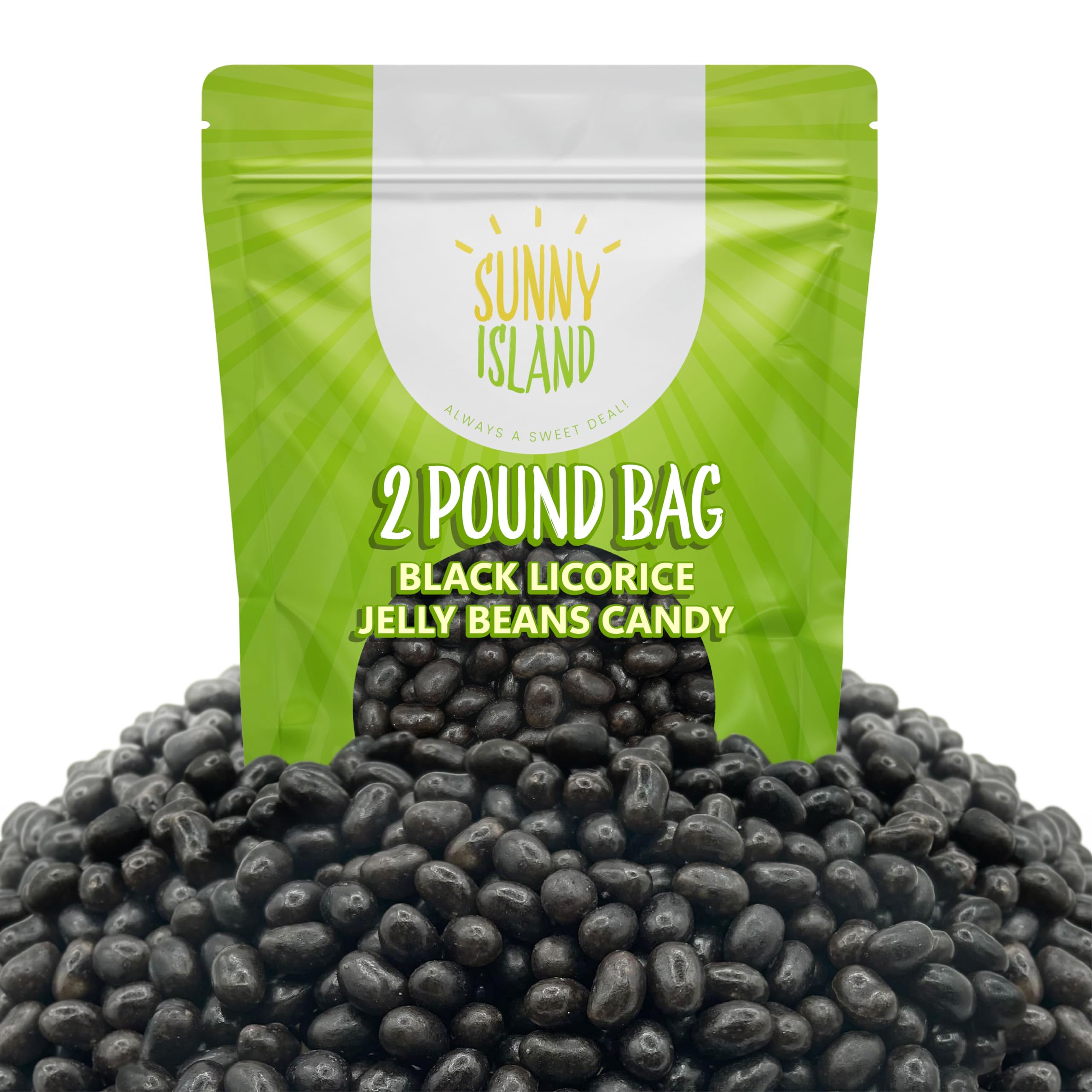 Amazon.co.jp: Black Licorice Jelly Beans Candy, Classic Flavor, 2 