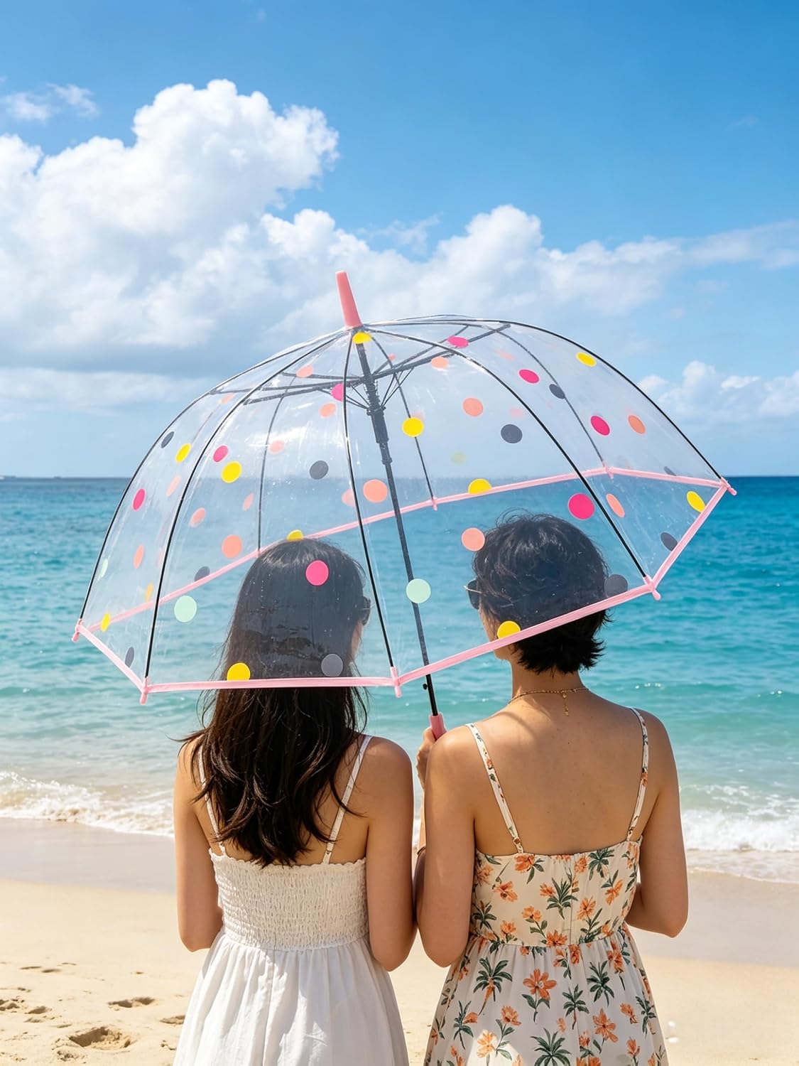 Clear Bubble Umbrellas| Adult Windproof Dome Auto Open Umbrella for Weddings,Prom, Graduation and Outdoor Events for Men and Women