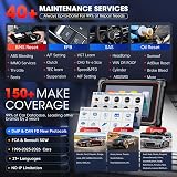 Autel MaxiCOM MK900BT OBD2 Valise Diagnostic Auto, 2026 MK900-BT Mise à Niveau du MK900 MK808S MK808BT MX808S, Bidirectionnel Scanner comme MP900 MX900, 3000+ Tests Actif, 40+ Services, Tous Sys, OS11 - 5