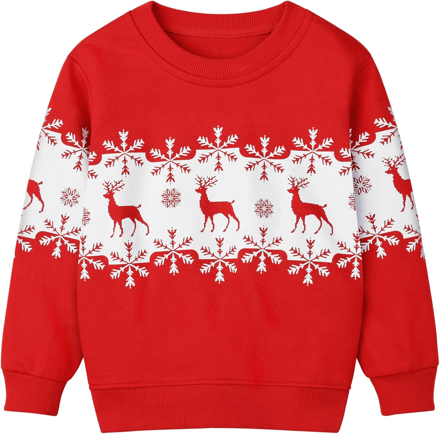 Resinta Toddler Boys Christmas Sweatshirts Boys Xmas Clothing Kids Long Sleeve Cotton Pullover Tops for Holiday Party