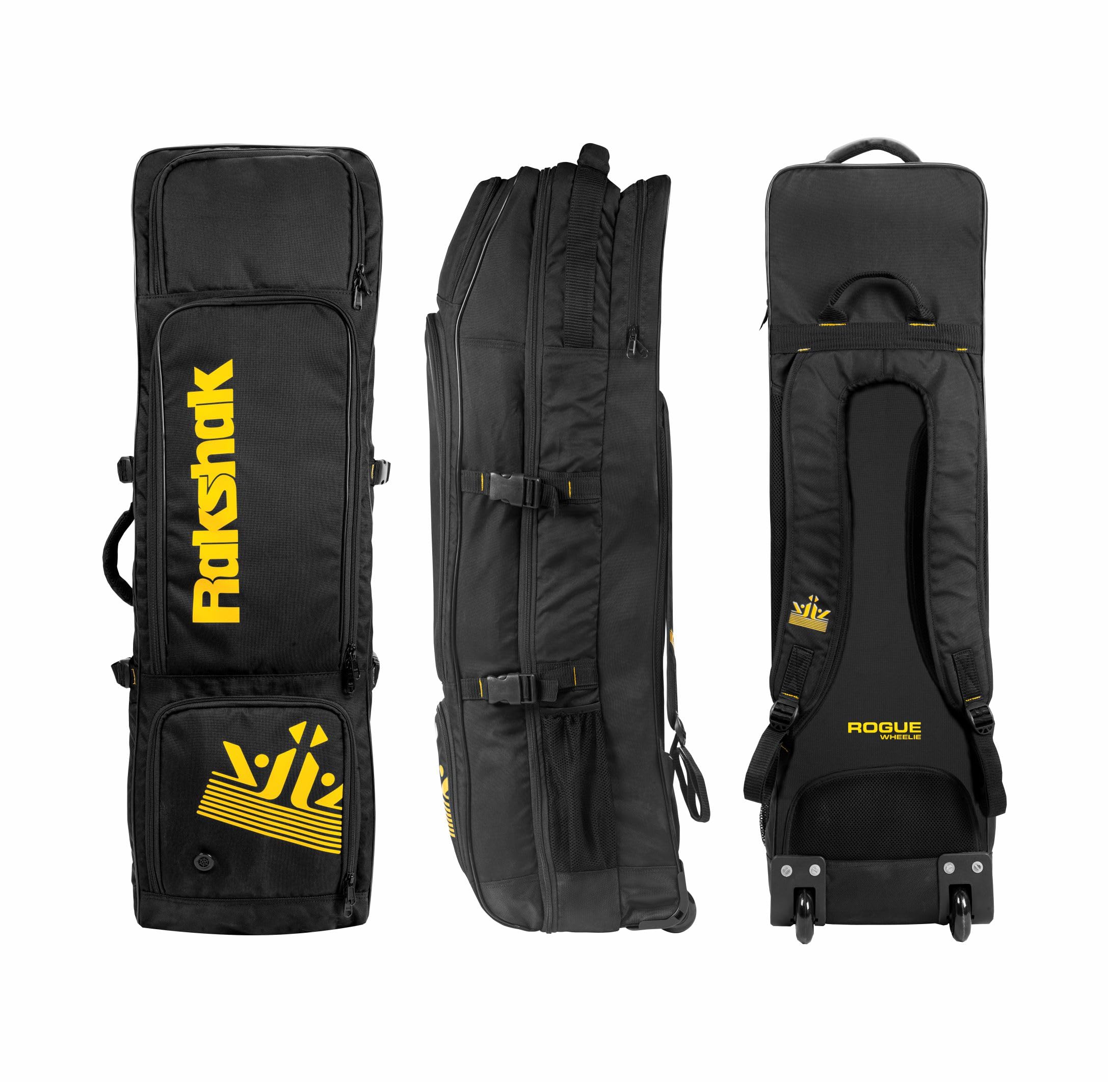 Buy RAKSHAK Rogue Jumbo Wheel Hockey Bag (Black) Online at Low
