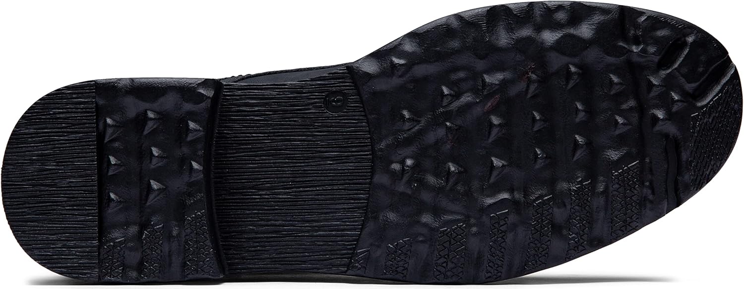 Vostey Mens Boots Motorcycle Casual Boots for Men Zipper Fashion Chukka Boots Mens - Image 7