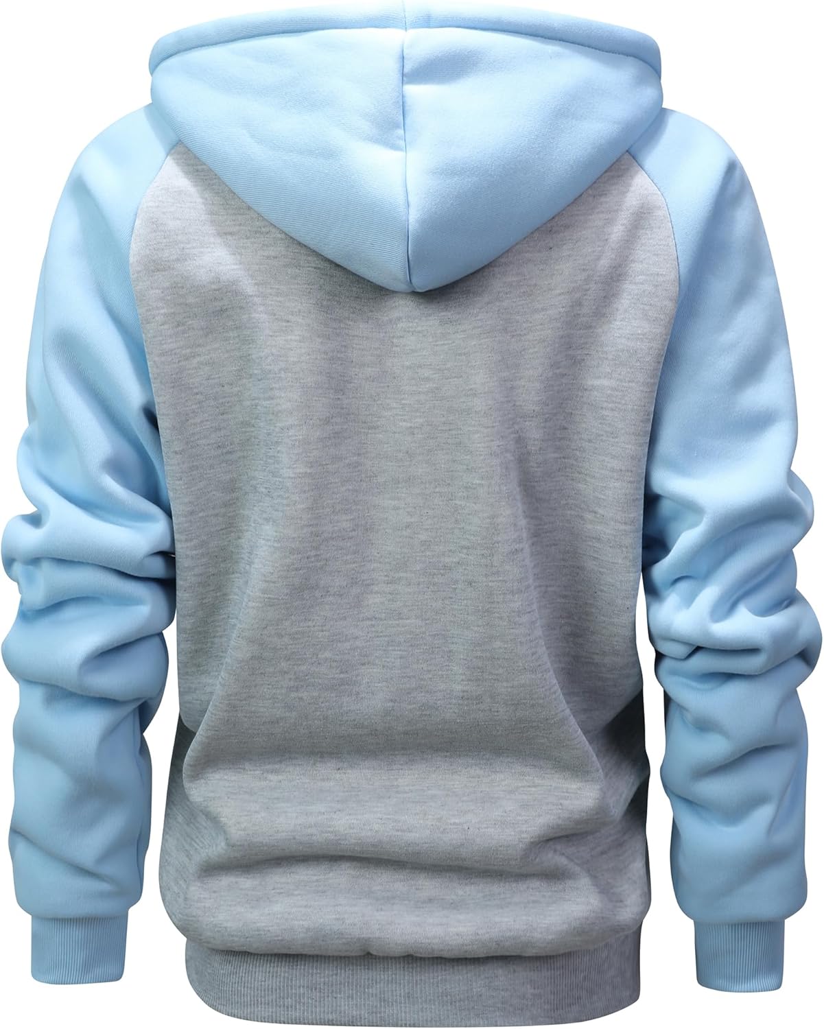 GXAMOY Men's Winter Fleece Hoodies for Men Heavyweight Warm Thick Full Zip Up Sweatshirt Outerwear - Image 3