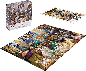 Amazon.com: Lzbabyily Jigsaw Puzzles 1000 Pieces for Adults, Cat