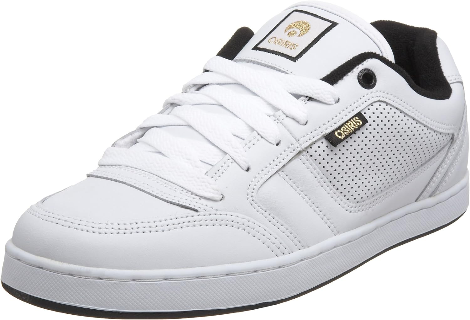 Osiris Men's M3 Skate Shoe,White/Black/Gold,6 M