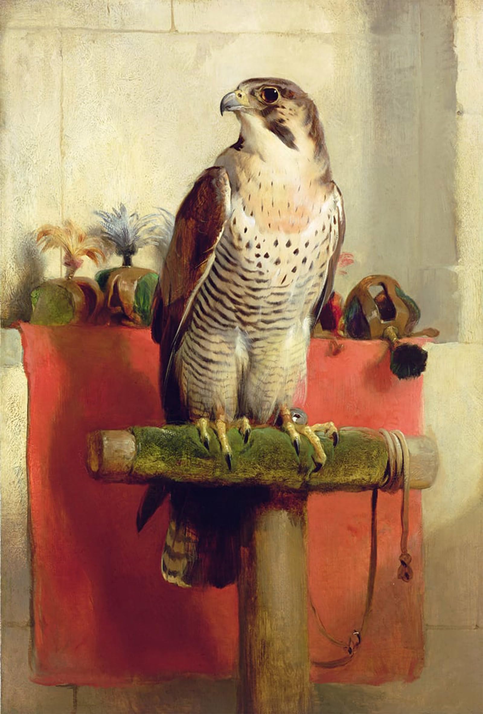 POSTERIIk Vintage Print Pop Art Landscape Artwork Falcon by Edwin Landseer Art Prints for Office Home Decor 60x90cm