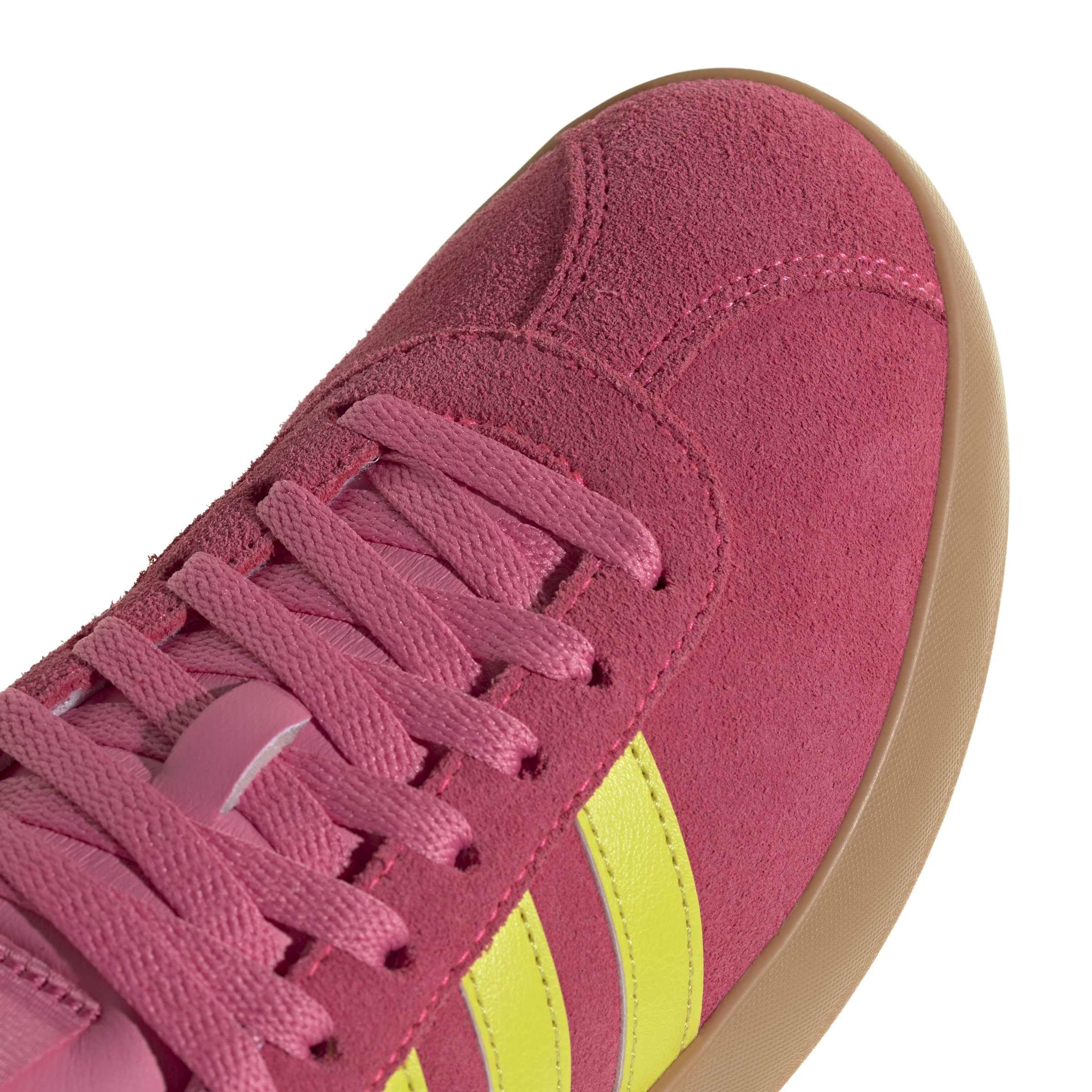 adidas Damen Vl Court 3.0 Shoes, Lucid pink/Pure Lemon/Gold met., 41 1/3 EU