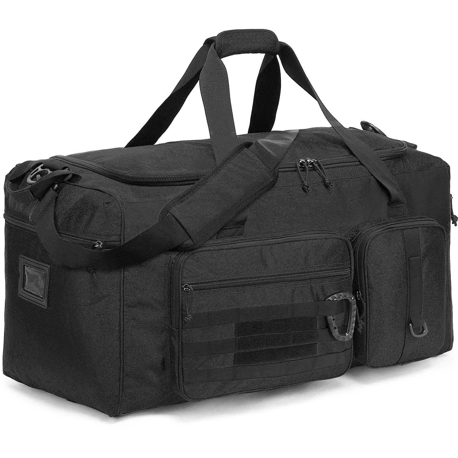 Borsone da viaggio da uomo, 120 l, resistente, da campeggio, 80 cm, extra large, borsa sportiva XL, Nero , 32'', Viaggi, campeggio, sport, palestra, allenamento, boxe, escursionismo