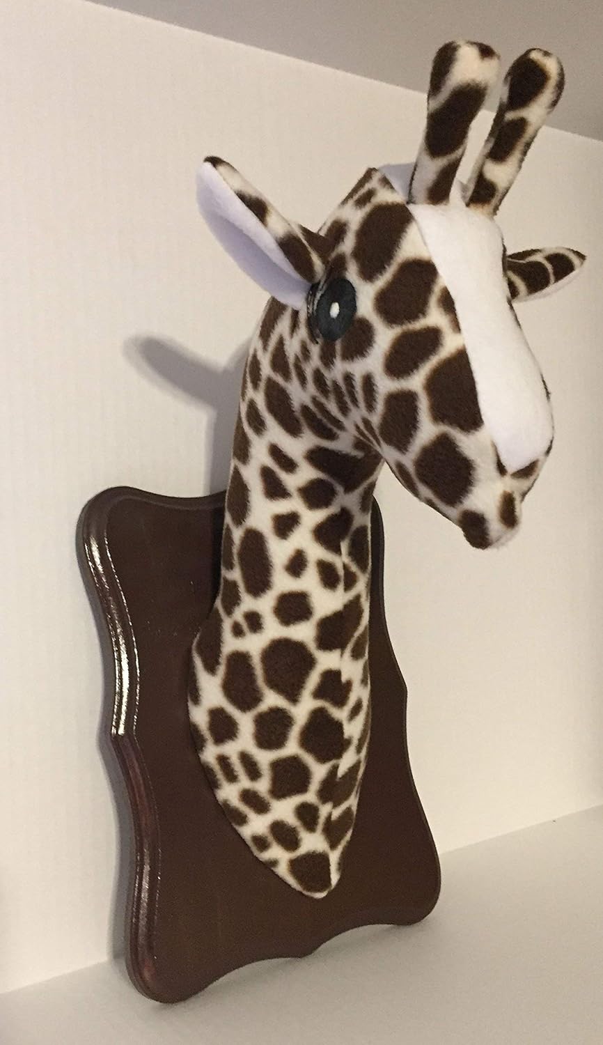 Stuffed Giraffe Head/Stuffed Animal Head/Faux Animal Head