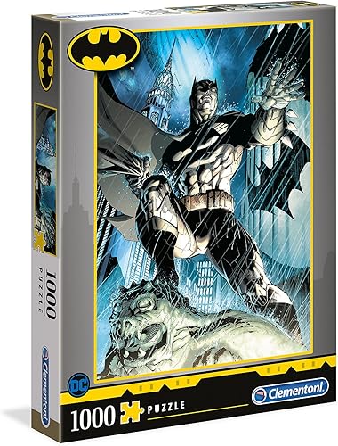 Clementoni - 39576 - Colección - Batman - 1000 piezas - Hecho en Italia, rompecabezas para adultos