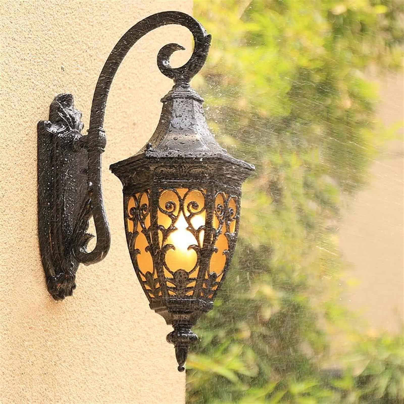 Applique Murale d'extérieur Style européen, luminaire d'extérieur, luminaire Mural Vintage en Verre pour Jardin, Garage, terrasse