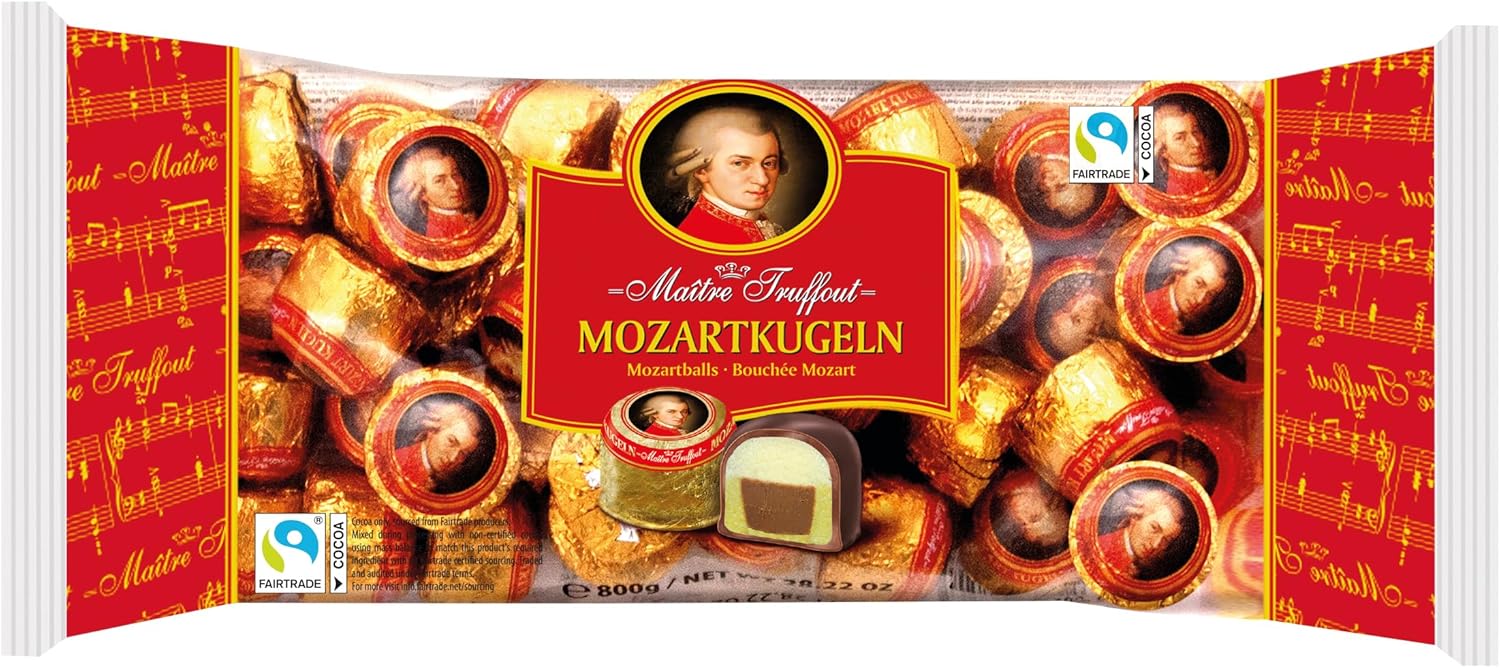 Dolcemente Inventando Mozartkugeln (palle di Mozart) e ricordi di