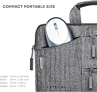 Vista 5 de Satechi M1 - Mouse inalámbrico Bluetooth, recargable USB-C, compacto y portátil, para MacBook Air/Pro M5/M4, iPad Air/Pro M5/M4/M3, iPad mini, Mac