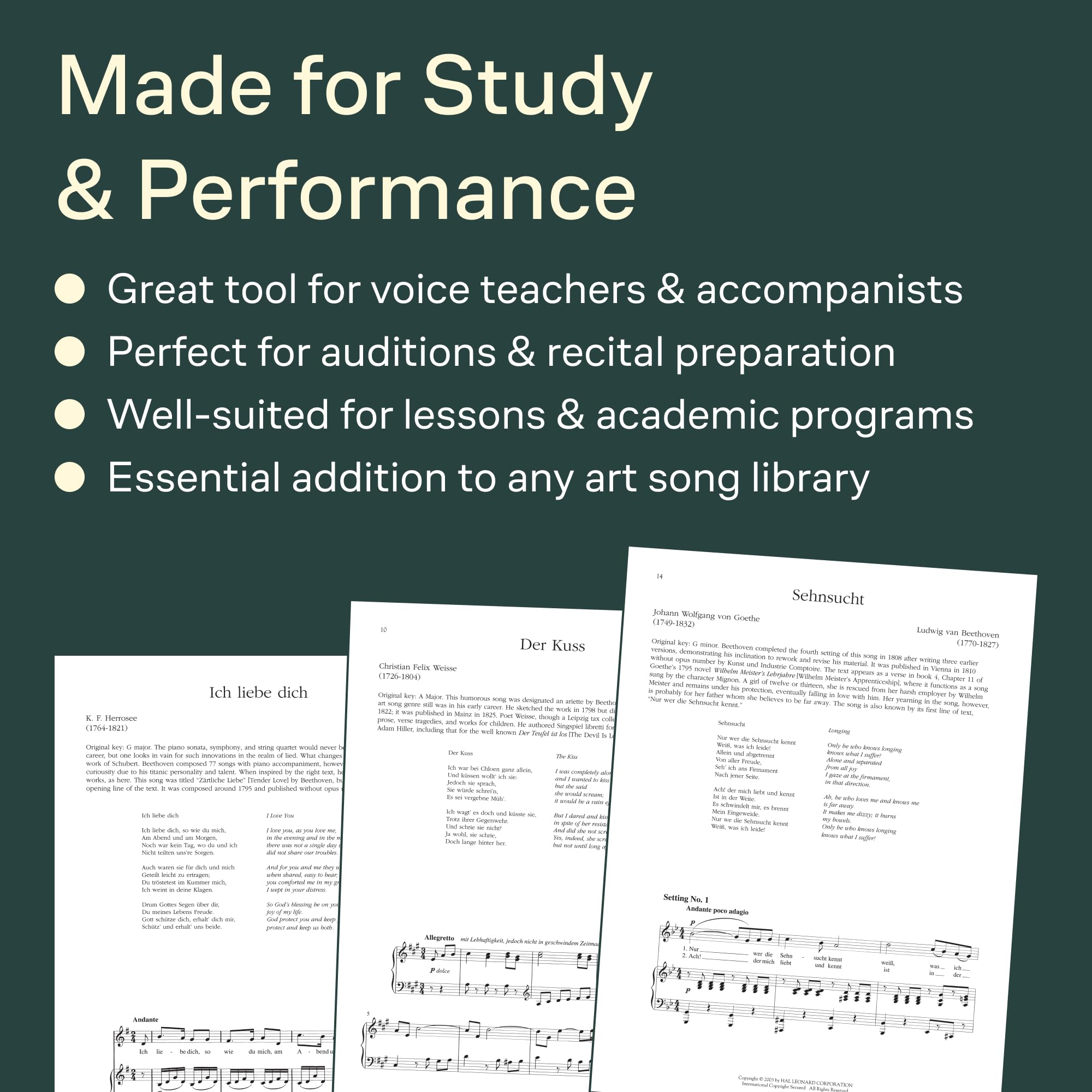 The Lieder Anthology Complete Package - High Voice: Book/Pronunciation Guide/Accompaniment Online Audio (The Vocal Library)