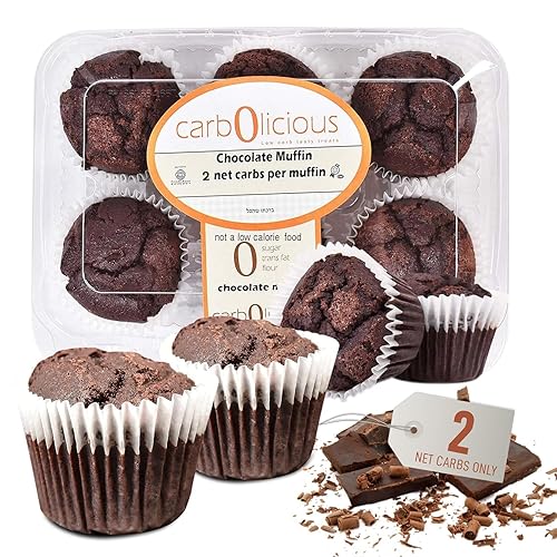 Miniatura 17 de Carb-o-licious - Deliciosos muffins keto con solo 2 carbohidratos netos cada uno, aperitivo saludable sin azúcar con harina de almendras, el mejor
