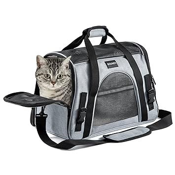 Cat Carrier Airline Approved Puppy Dog Carriers Pet Carrier for Small Medium Dogs Small Pet Carrier Foldable Small Dog Carrier