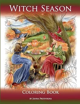 Witch Season Coloring Book