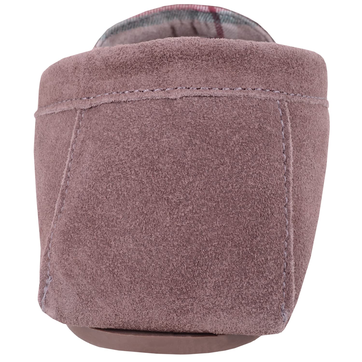 Pantuflas de invierno con forro de tela de gamuza para hombre con suela dura