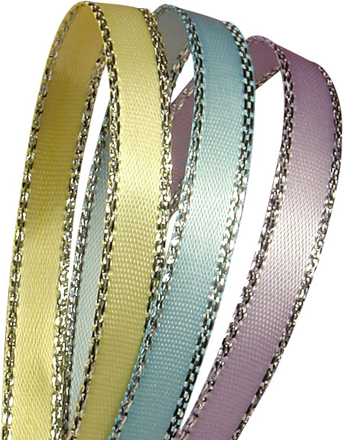 100 Made Party Favors Plus Brand Bows Personalized Ribbon 3/8" Satin Silver Edge Party Wedding Baby Shower Favor