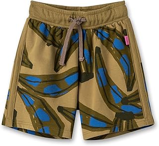 Sanetta Pure Boys' Sweat Shorts Green | Practical and Comfortable Organic Cotton Sweatpants for Boys. Children's Clothing
