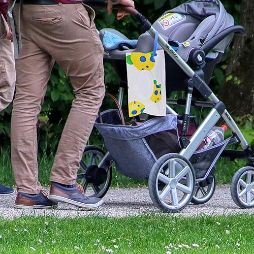 Miniatura 6 de FEBSNOW Paquete de 4 recipientes de toallitas para bebés, bolsa portátil reutilizable para toallitas húmedas, contenedor dispensador de toallitas,