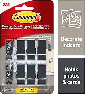 Command Spring Clips, 8 clips, Decorate Damage-Free (17089S-8ES) - coolthings.us