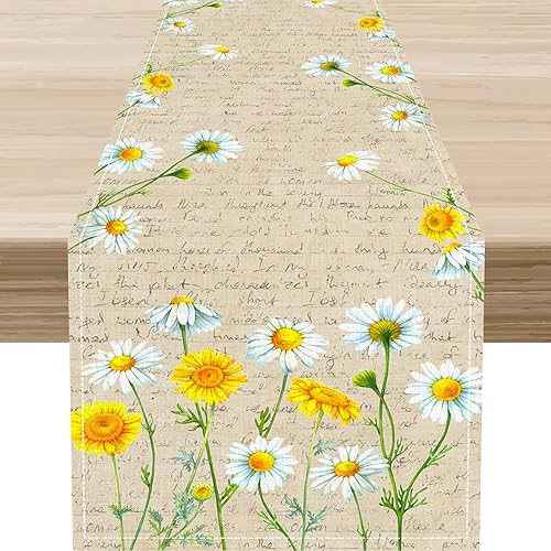 Miniatura 36 de Bonito camino de mesa de fresa, rosa retro de los años 70, diseño floral de verano de los años 70, decoración de mesa auxiliar para el hogar,