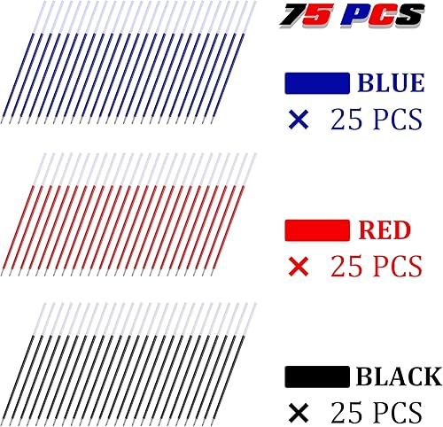 Miniatura 3 de JANYUN 75 repuestos para bolígrafos, repuestos de bolígrafo de tinta reemplazables para moldes de resina epoxi, moldes de fundición de resina,