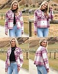 HOTOUCH Flannels For Women Cropped Shacket Fall Plaid Jackets 2025 Coat Fashion Outfits