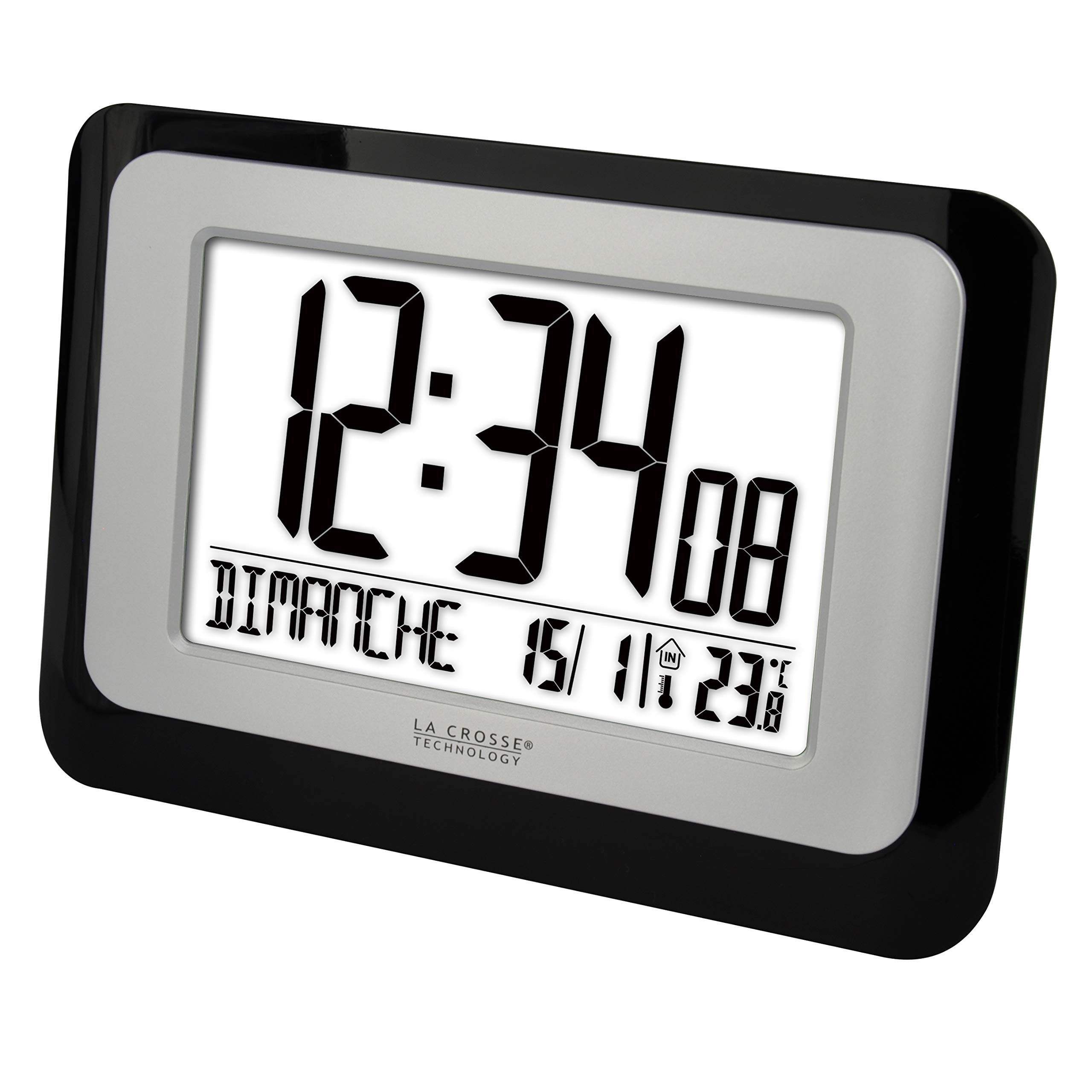 La Crosse Technology - WS8006 Horloge Murale - Noir