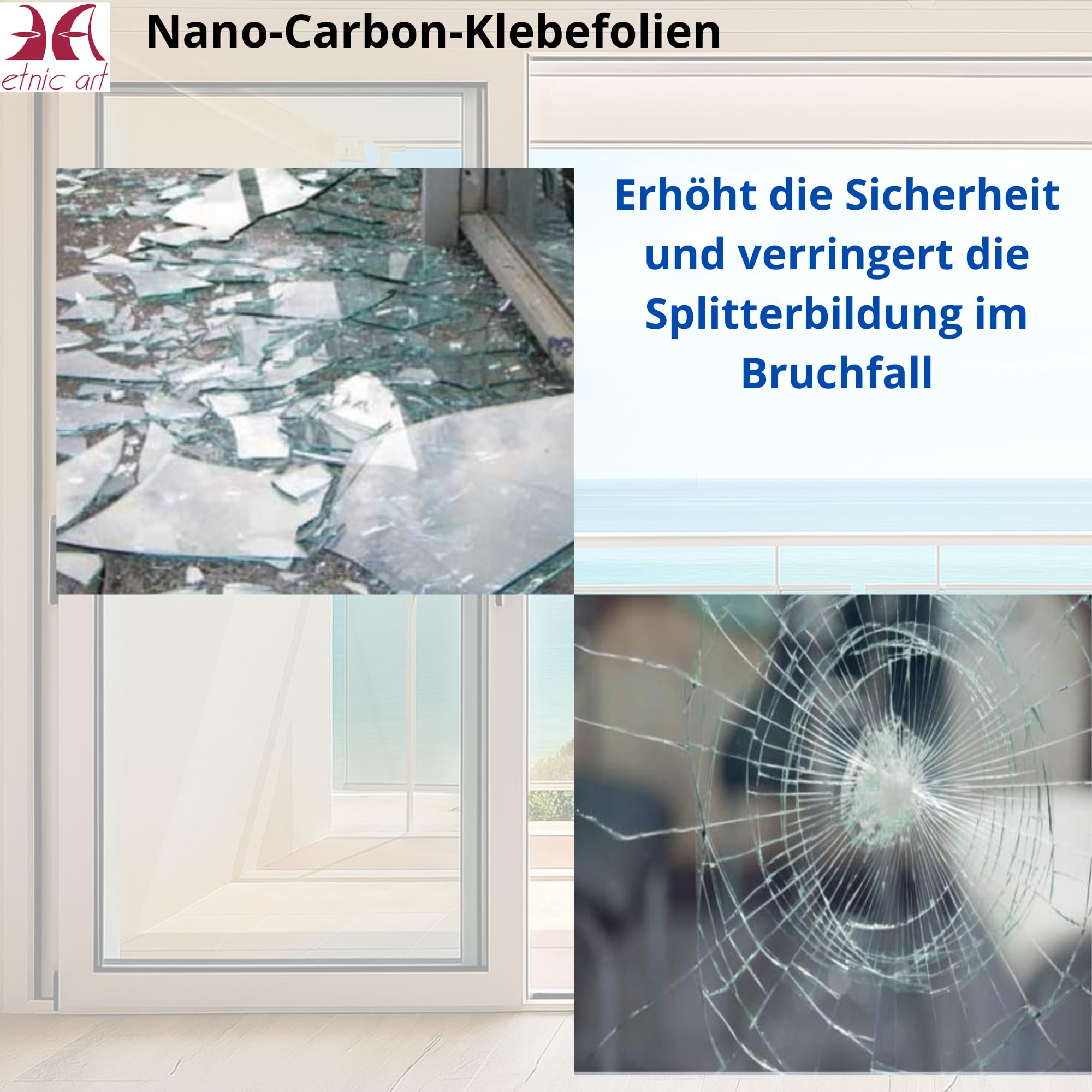 Sonnenschutzfolie für Fenster, wärmeisolierend, große Abstufungen, professionelles Nano-Carbon, verdunkelnd, Anti-UV, thermische Effizienz, Privatsphäre, Hitzekontrolle, selbstklebend (Transparent-70%
