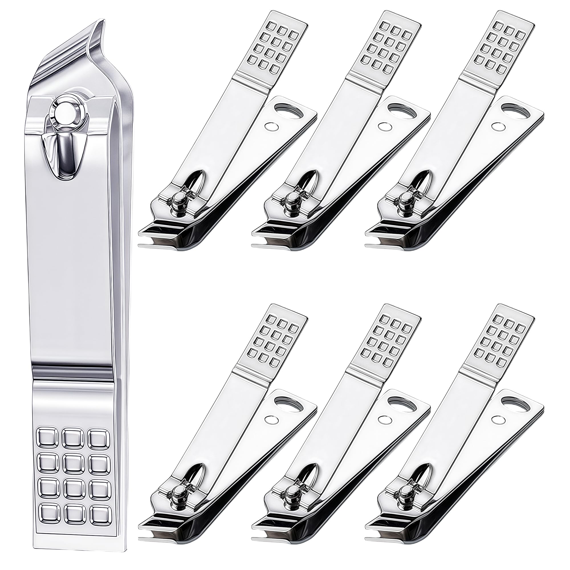 AVERZELLA 20-Pack Slanted Edge Nail Clippers Bulk, Angled Nail Clipper Pack Cuticle Cutter Individually Wrapped, Fingernail Clippers Slanted for Women