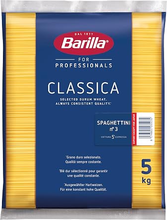 barilla No. 3 Spaghettini 5 kg Parallel Imported Goods